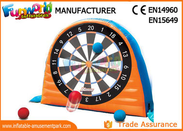 Giant Interactive Inflatable Sticky Dart Board WIith Silk Printing